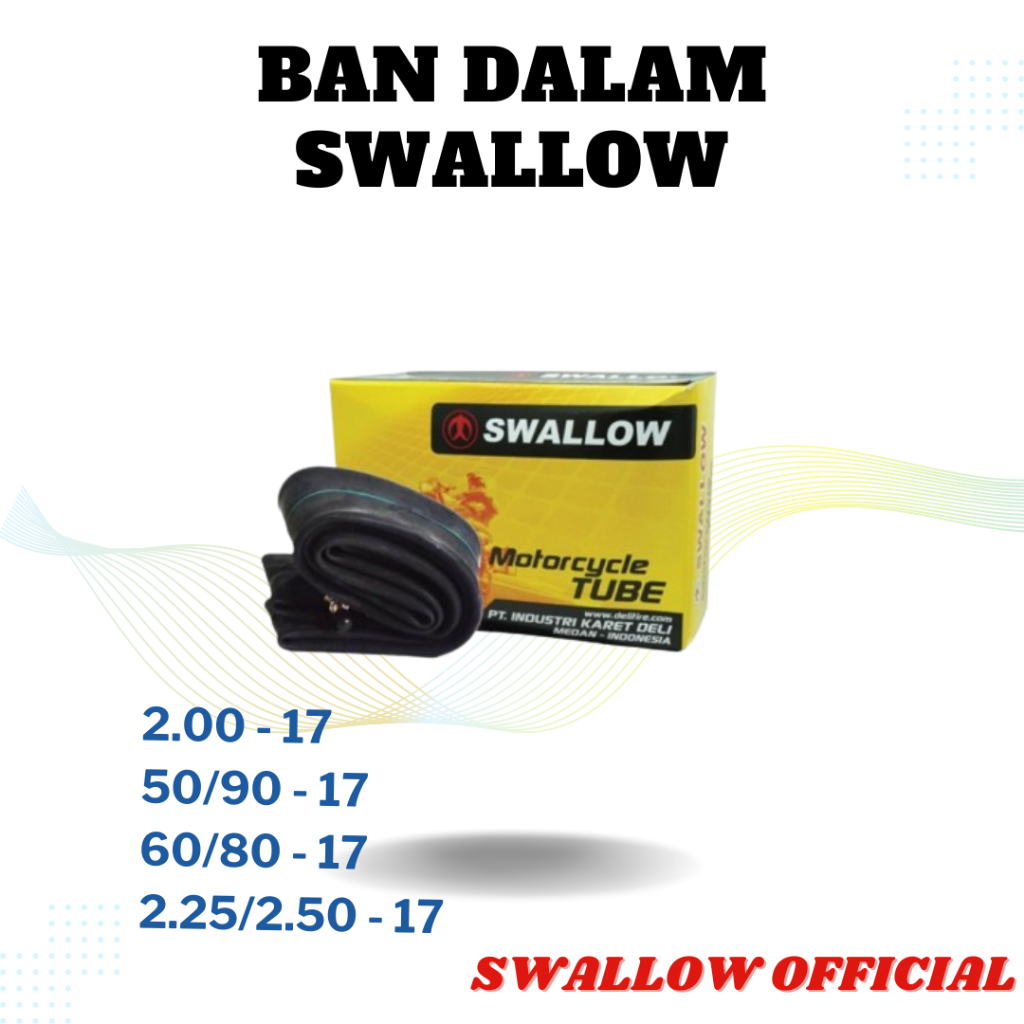 Ban Dalam Sepeda Motor Swallow 200-17 50/90 60/80 Ring 17
