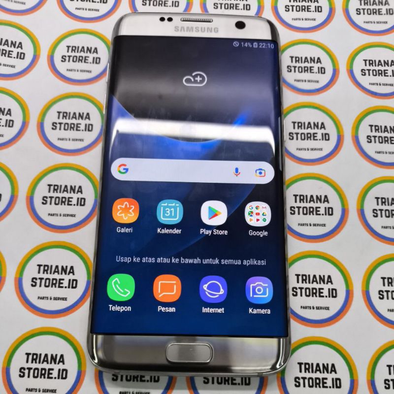 LCD fullset frame samsung S7 EDGE SM-G935FD super amoled original cabutan