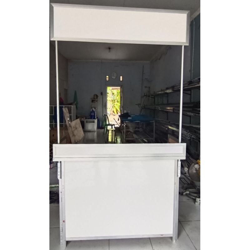 BOOTH LIPAT PORTABLE ALUMINIUM JUALAN MURAH KEKINIAN