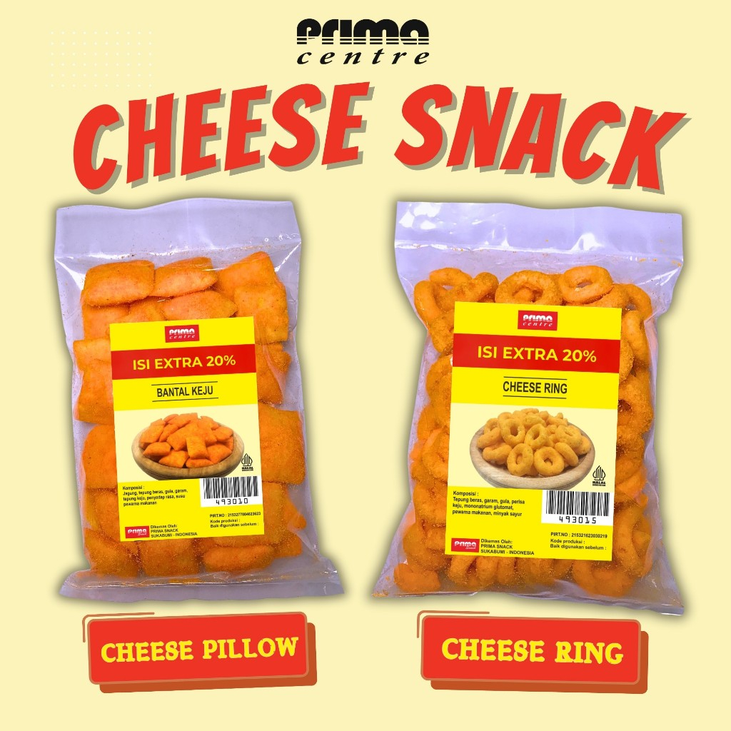 

(PS3) SNACK CHEESE PILLOW / BANTAL KEJU 95gr / CHEESE RING / RING KEJU 85gr