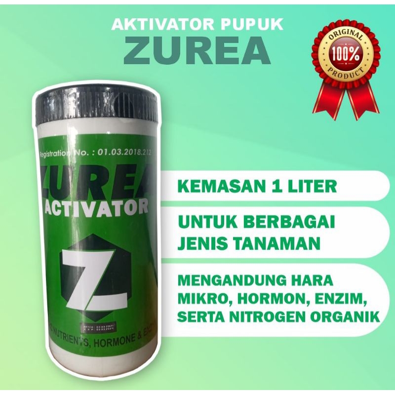 Zurea pencampur urea formula aktifator dari SUNDAVA mengandung hara mikro hormon dan enzim kemasan 1