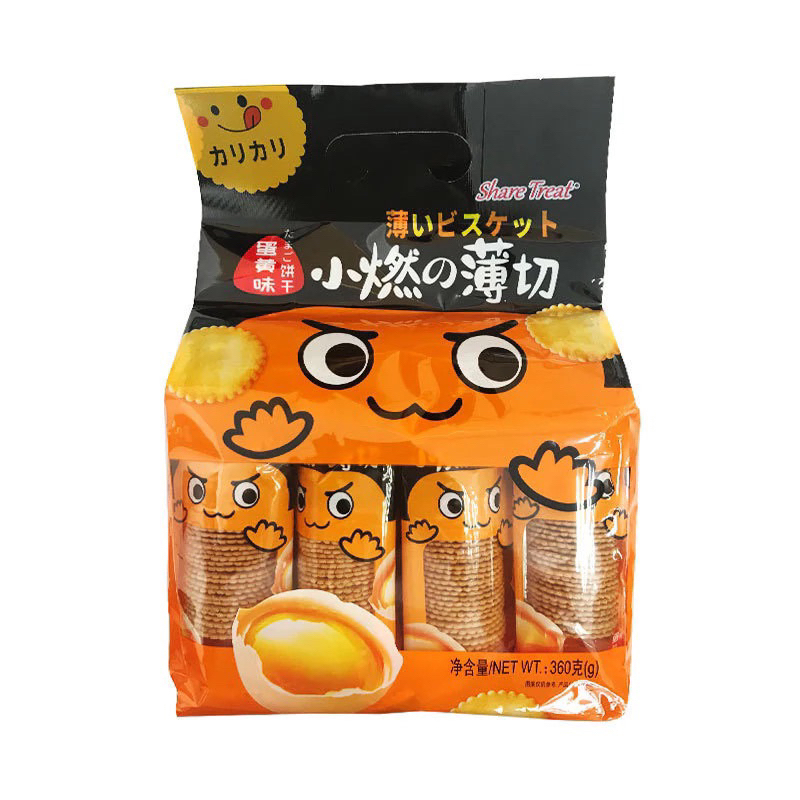 Bairong Share Treat Biscuit 360g Bairong OK Thin Biscuit 360g Bairong Mata Ikan