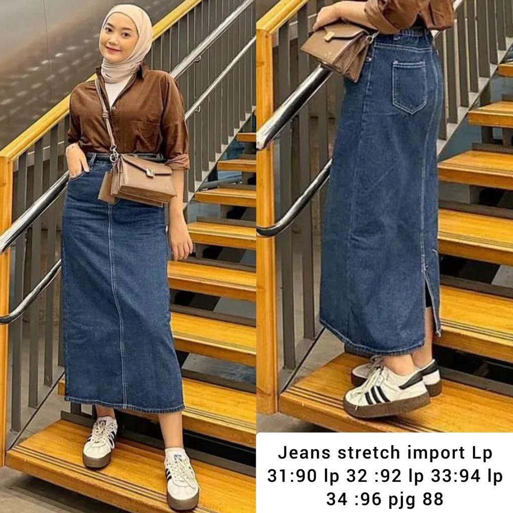 Rok Jeans | Rok Jeans Wanita | Rok Jeans Wanita Import | Rok Jeans Wanita Panjang | Rok Jens | Rok W
