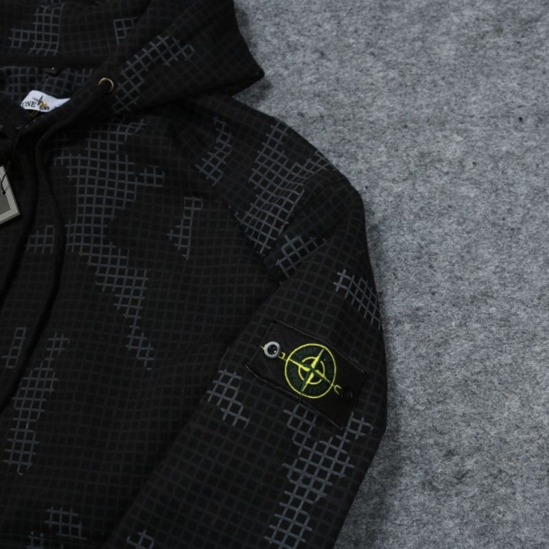 Sweater Hoodie STONE ISLAND Original Branded Full Tag Label