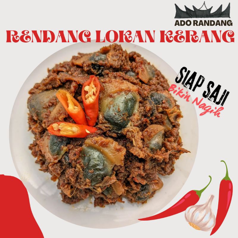 

Rendang Lokan khas Pesisir Selatan 250 g