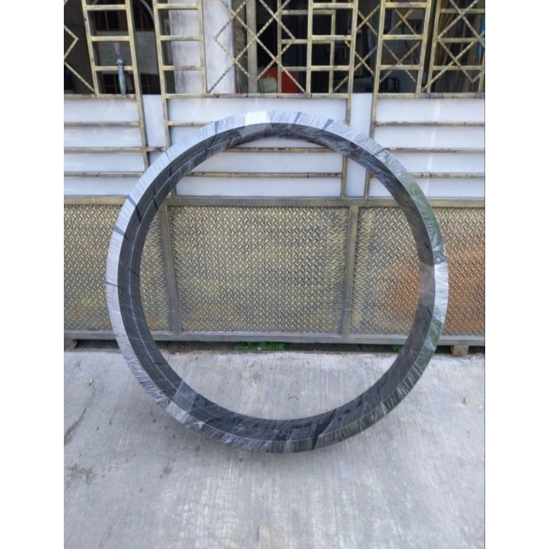 kusen jendela lengkung aluminium diameter 90cm