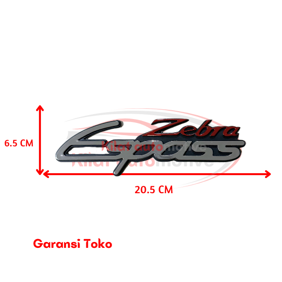Emblem Zebra Espass untuk Daihatsu Zebra Espass