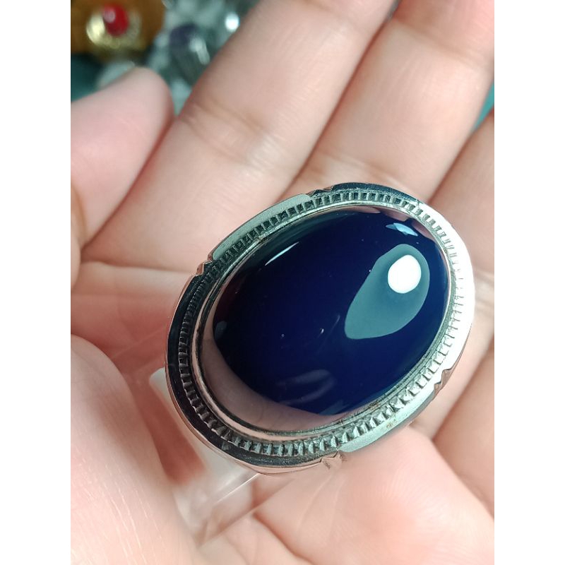 Batu Akik Blue Mizone Baturaja