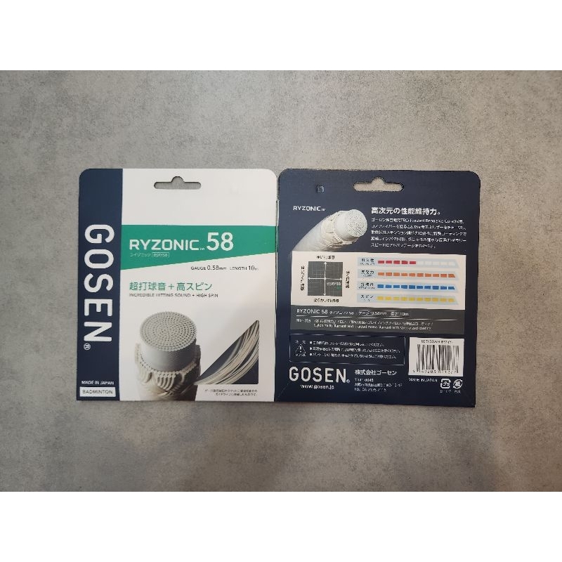 SENAR BADMINTON GOSEN RYZONIC 58