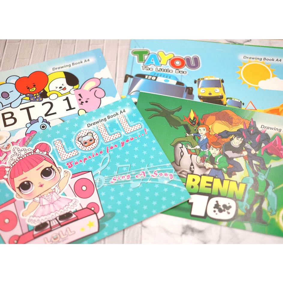 

CUCI GUDANG 5 Piece Buku Gambar Anak Anak A4