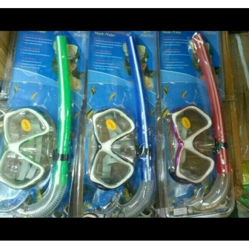 Kacamata selam Dewasa, Snorkeling dewasa bahan kaca asli