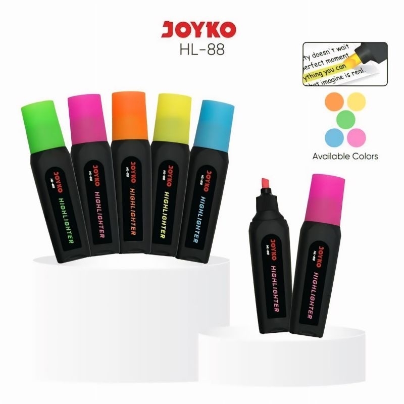 

Penanda Berwarna Highlighter Joyko HL-88