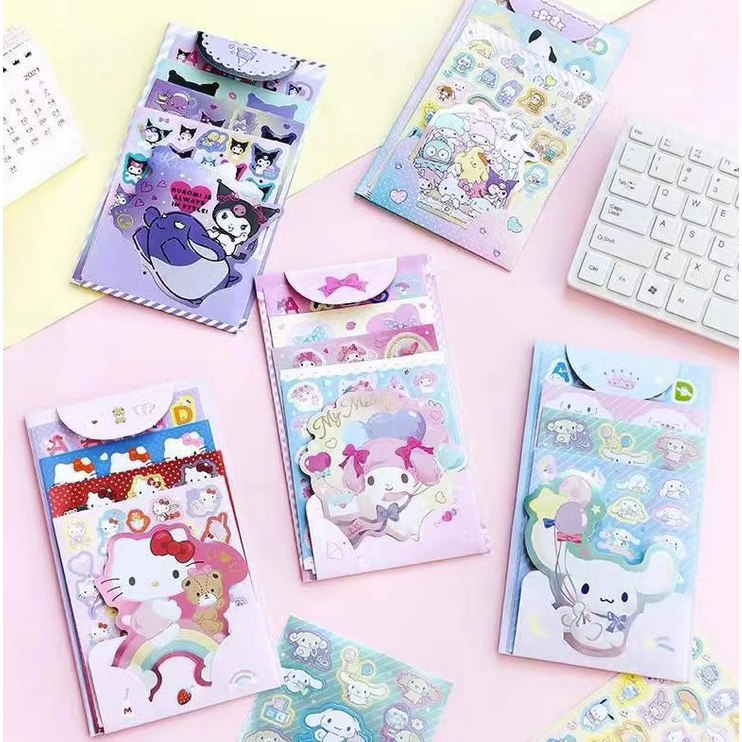 

aesthetic sanrio stickers set