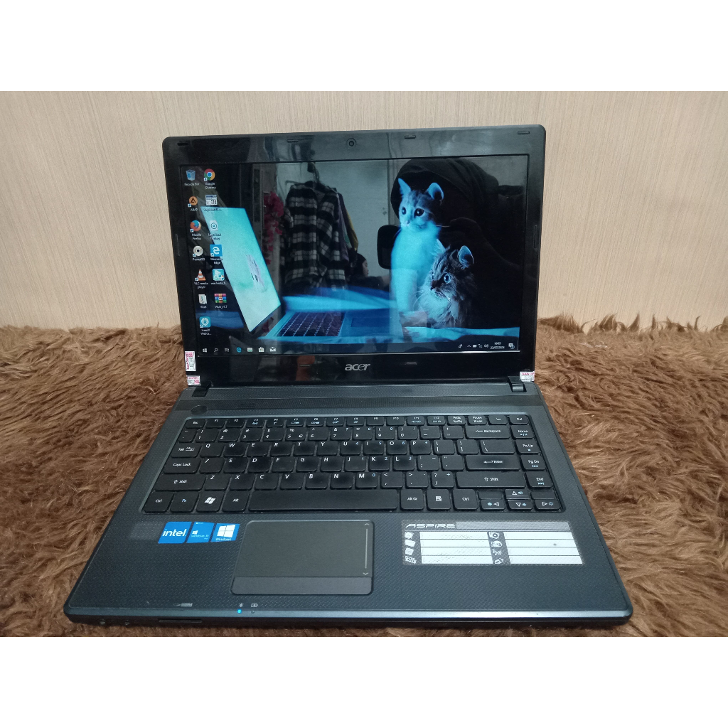 Laptop acer aspire 4739 RAM 6GB HDD 500GB INTEL CORE I5-M450 NO MINUS DAN MURAH