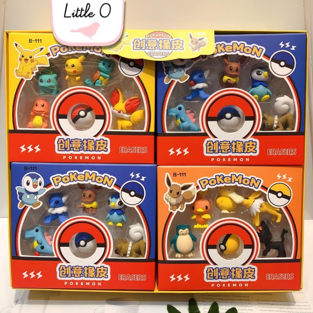 

Diskon 4 Rp75 Penghapus Pensil Karakter Pokemon Penghapus Set Pikachu 6in1 Penghapus Karet Eraser Set Cute