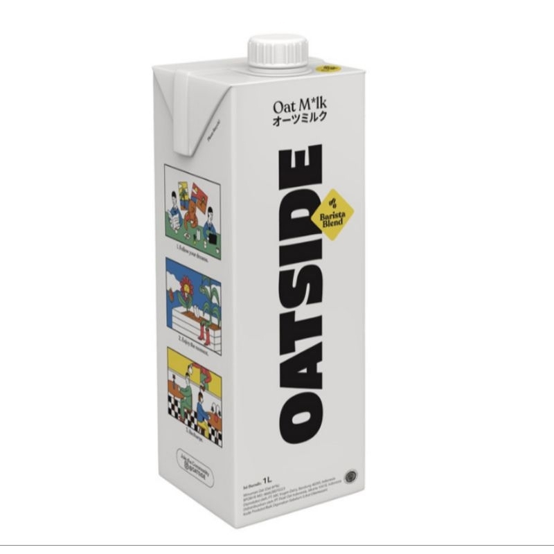 

OATSIDE Susu Oat cair Barista Blend 1 Liter