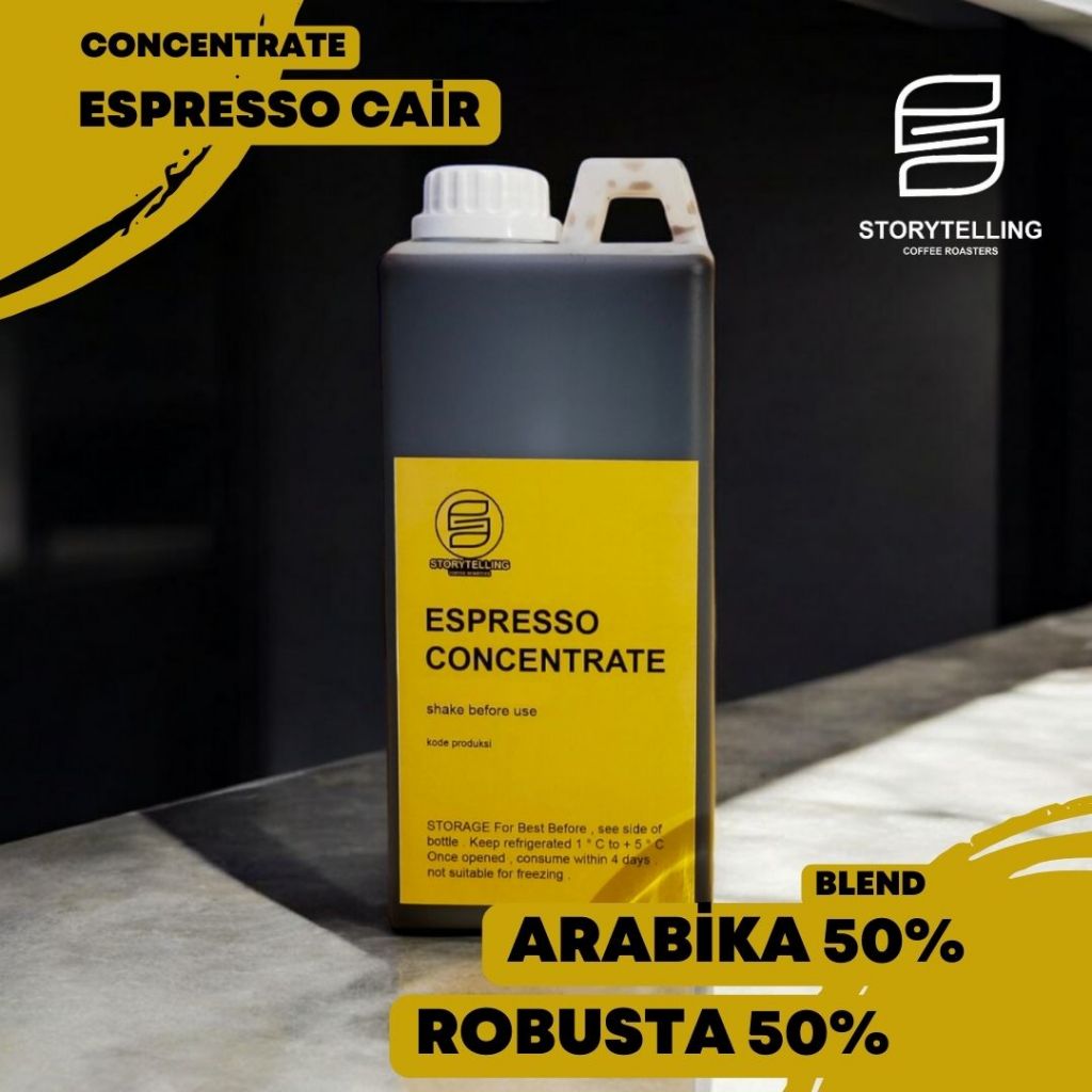 

Espresso cair arabika 50% robusta 50% konsentrat 1000 ml / 500 ml