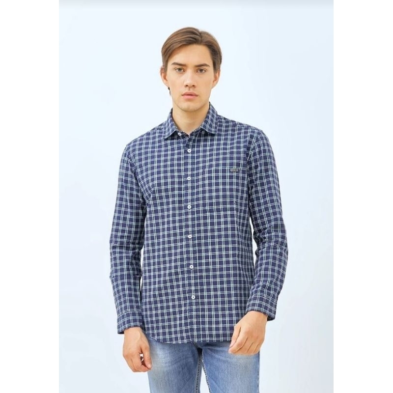 Kemeja Kotak Pria Original Lois KLL427