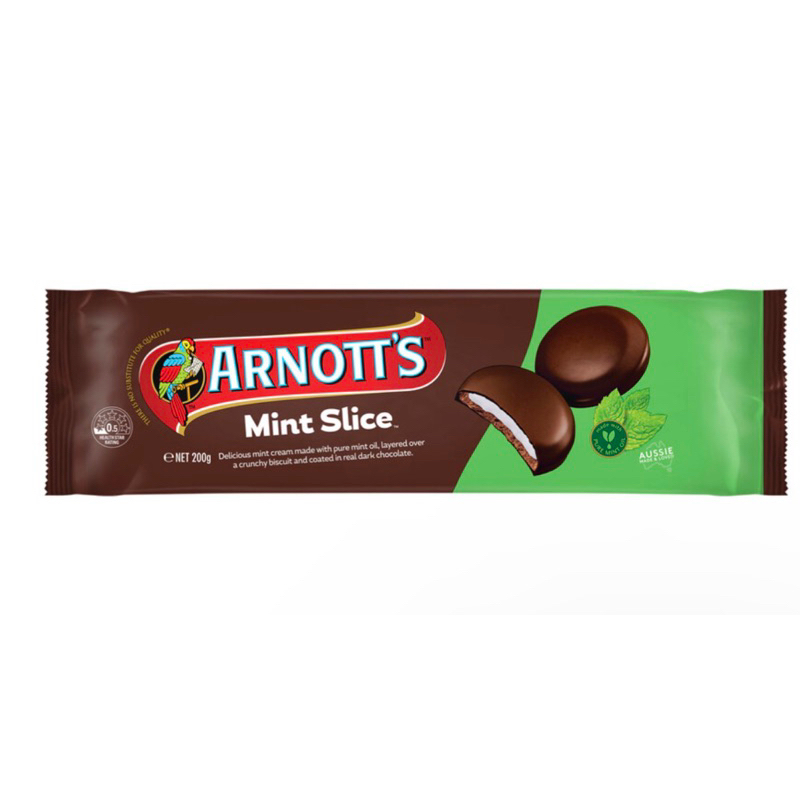 

Arnott's Mint Slice Chocolate Biscuits | 200g