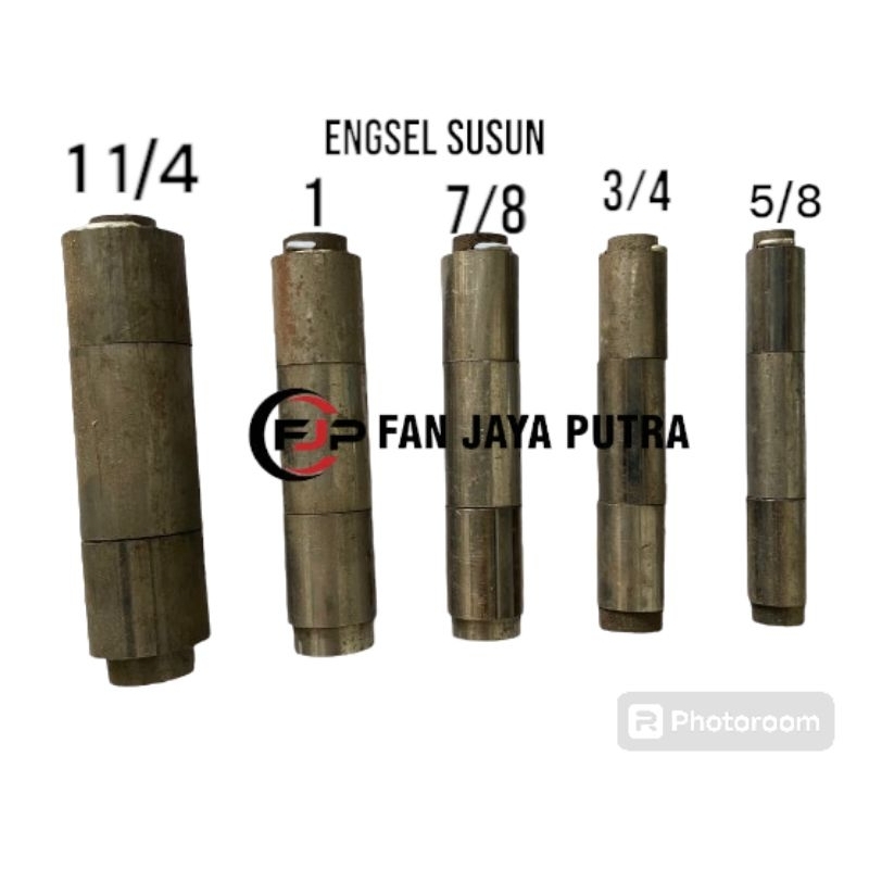 Engsel susun 3 ukuran 5/8 inch, 3/4 inch, 7/8 inch, 1 inch, 1¼ inch | Engsel pintu pagar besi | Engs