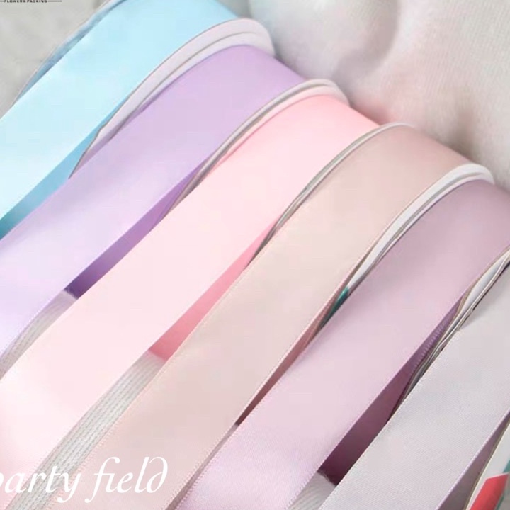 

CUCIGUDANG 1ROLL365METER MCSZD Pita satin buket bunga pita kado flower bouquet ribbon roll