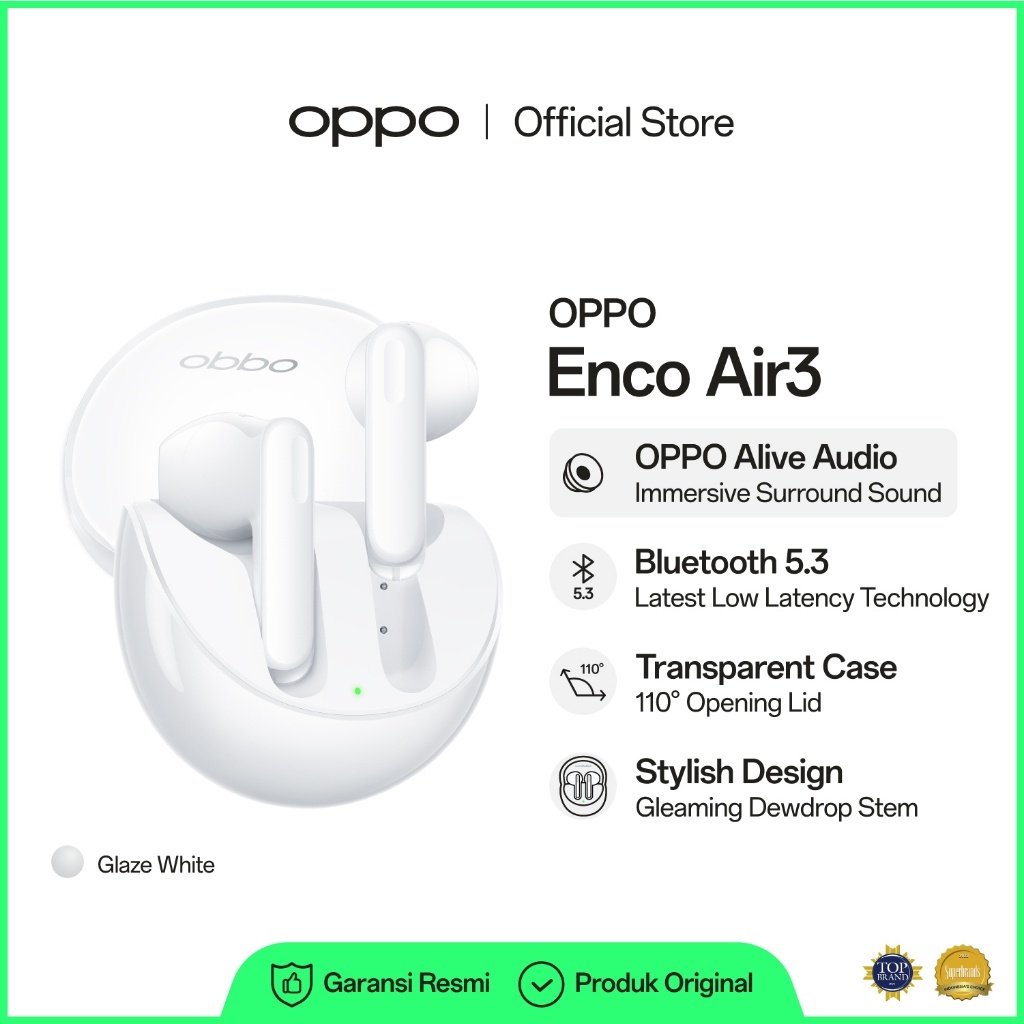 OPPO Enco Air3 True Wireless Earbuds - OPPO Official Accessories