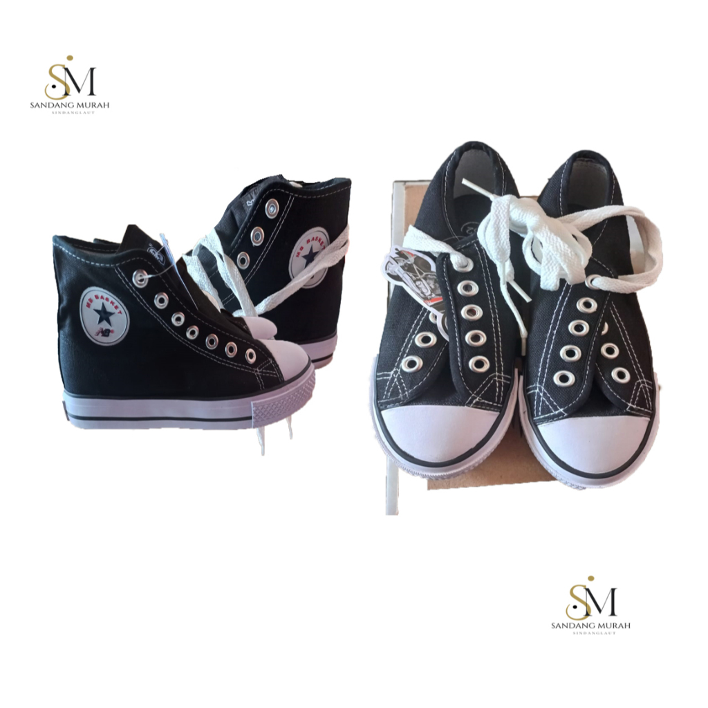 Sepatu New MB (Master Basket) Tinggi MB 805 dan Pendek MB 807 | Sepatu Sekolah Anak SMP SMA Original