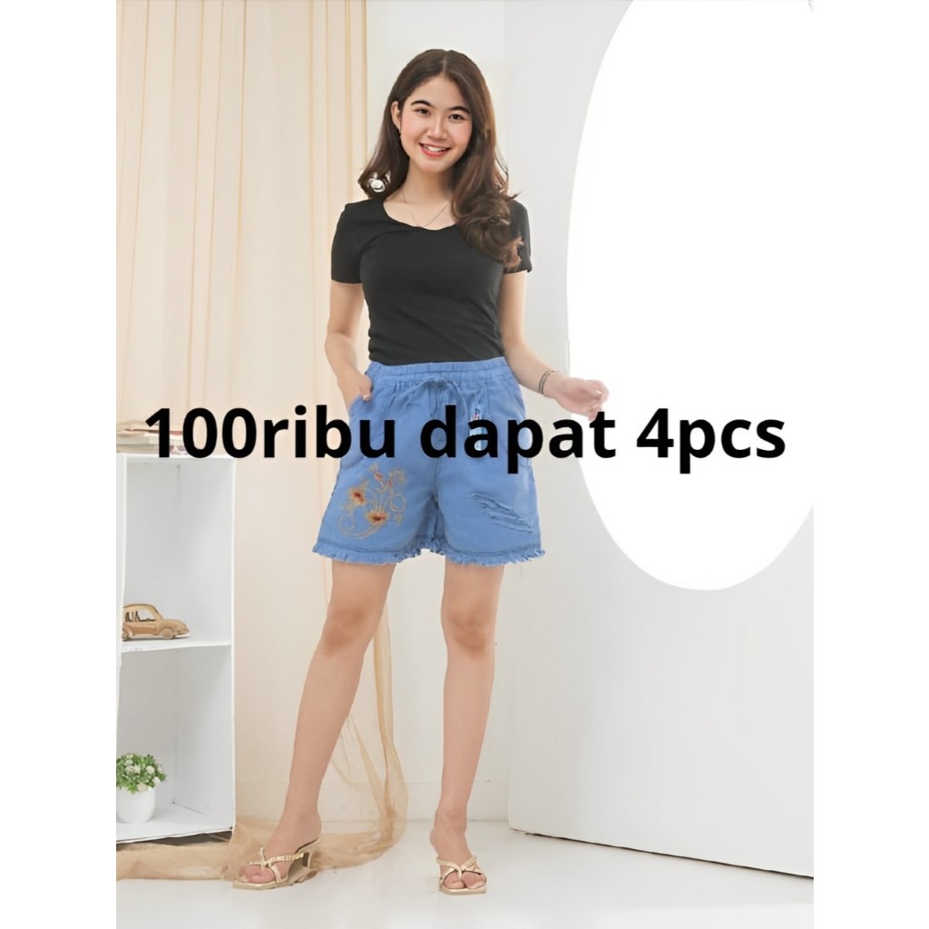 CELANA HOTPANTS JEANS WANITA HOTPANTS JEANS CELANA WANITA