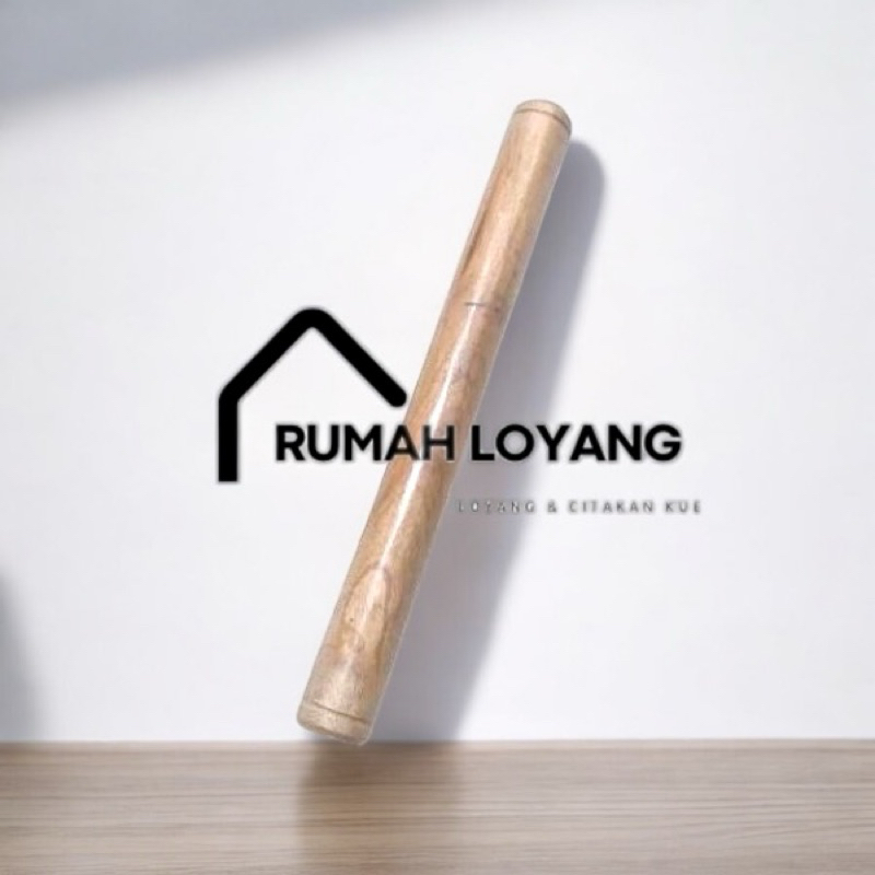 Rolling pin kayu 30 cm / roll pin kayu panjang 30 cm