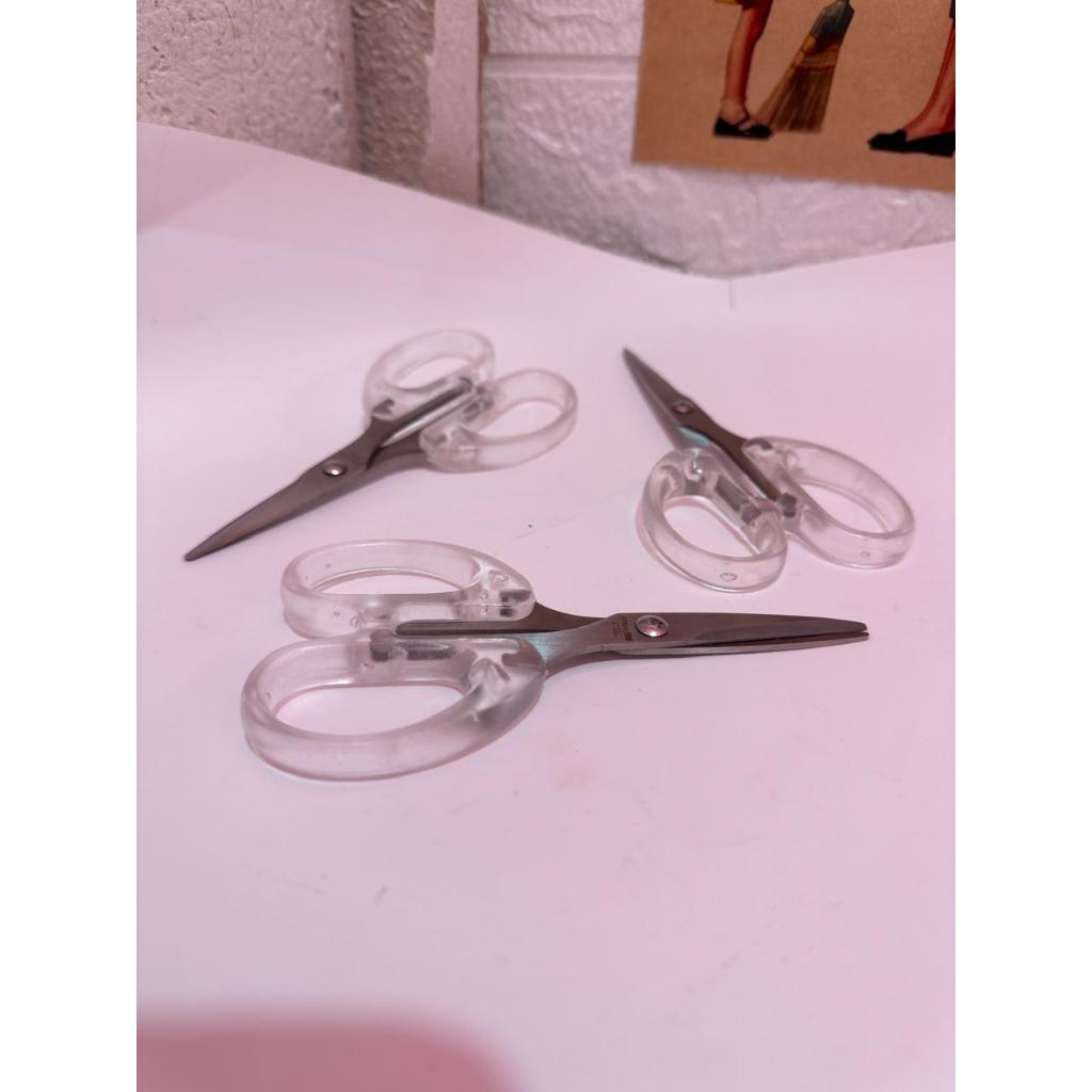 

READYSTOK gunting transparant Aesthetic / Sticker hiasan Dekorasi Scrapbook Journal/laptop/dinding/tumblr/buku murah