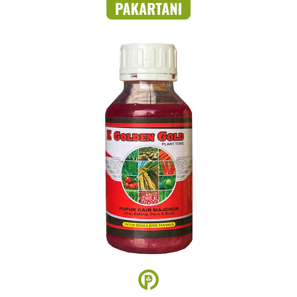 Golden Gold K - Pupuk Cair NPK ZPT Mikro - Nutrisi Vegetatif & Generatif Tanaman - MAP Pro - Merah