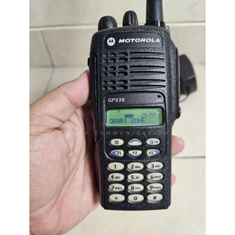 HT Motorola GP338 VHF Bekas pemakaian Pribadi