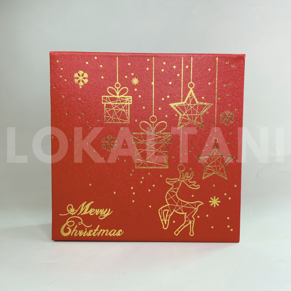 

Box Hampers Natal Printing / Hardbox 22x22 Natal 4 Toples 250gr