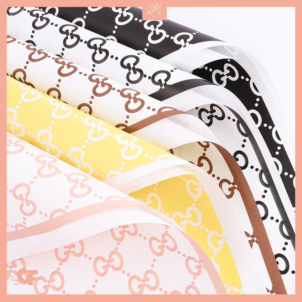 

20 LEMBAR Kertas Buket Bunga Flower Wrapping Paper Cellophane Motif Buket Luxury KB6118