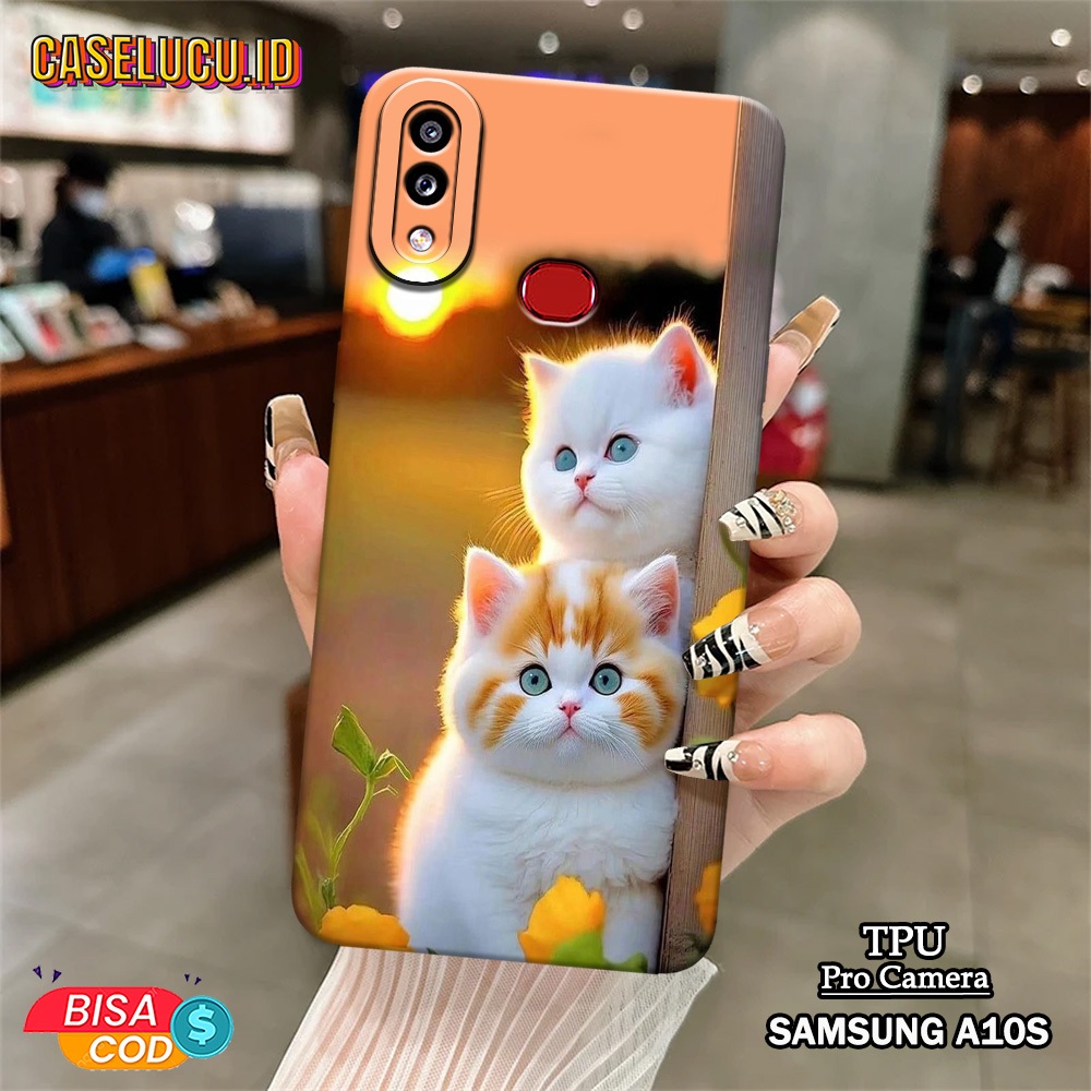 Casing Hp Samsung A10S Terbaru Fashion Case Kucing Case Hp Samsung A10S Soft Case Hp Samsung A10S Ke