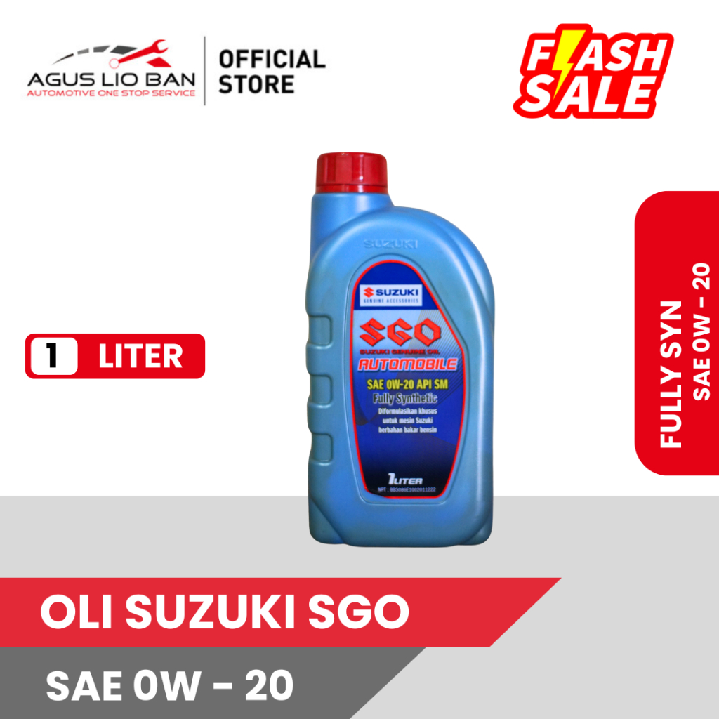 PROMO Agus Lio Ban - OLI MOBIL SUZUKI SGO 0W-20 (ORIGINAL)