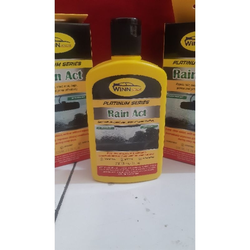 Rain Act Efek daun talas pada kaca mobil