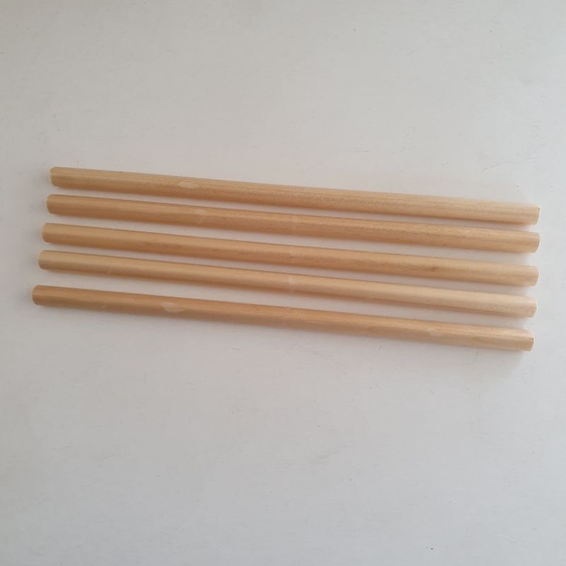 20 pcs pensil kayu segitiga polos
