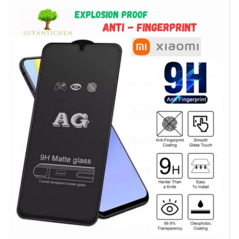 Anti Gores Matte Glass 9H Full Layar Xiaomi Mi 5X 8 Lite Mi 9 9 Pro 9 SE 9X 9X 9T 9T Pro 10i 10T Lit