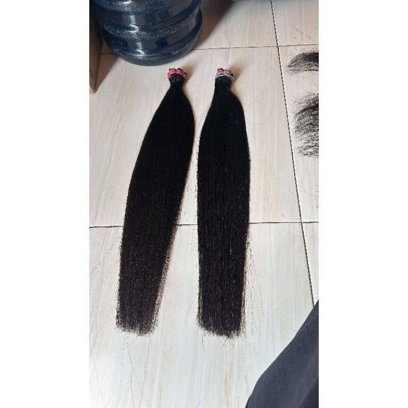 Hair Extension /rambut asli 60cm/100 helai