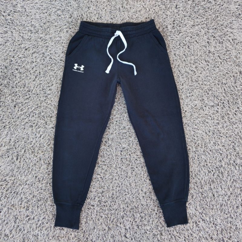 under armour original jogger pants black celana jogger under armour original