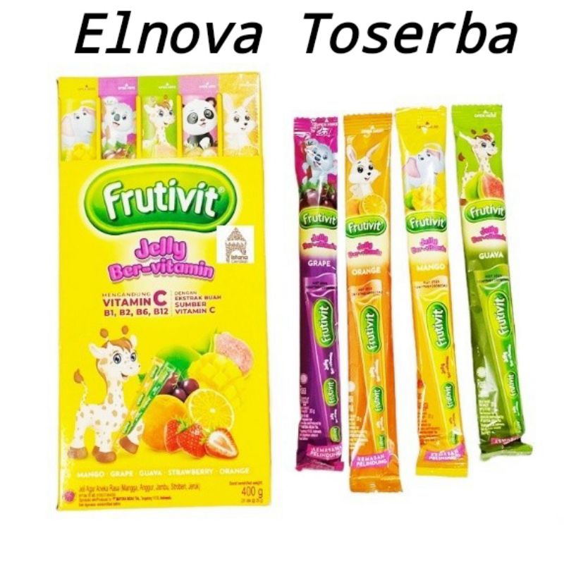 

Frutivit Jelly stik buah 1 box isi 20 pcs rasa enak, termurah & terlaris