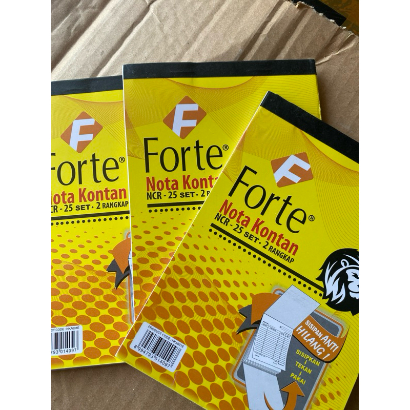 

nota kontan 2 rangkap