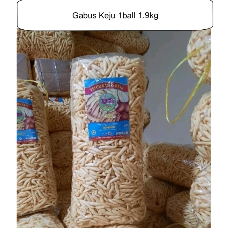 

Gabus Keju Snack Gurih Renyah 1ball