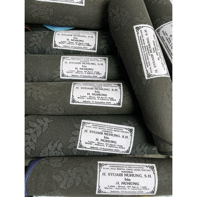 Jasa Sablon Sajadah Personalized | Terima Jasa Sablon Sajadah Mukena Profesional Langsung Dikerjakan