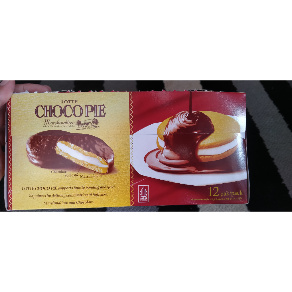 

Lotte Chocopie Marshmallow (1 pack isi 12 pcs)