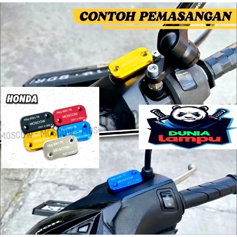 TUTUP MINYAK REM BEAT-SCOOPY F1-VARIO 110-VARIO 125-VARIO 150 OLD-SPACY-BEATSTREET-BEAT POP COVER TU