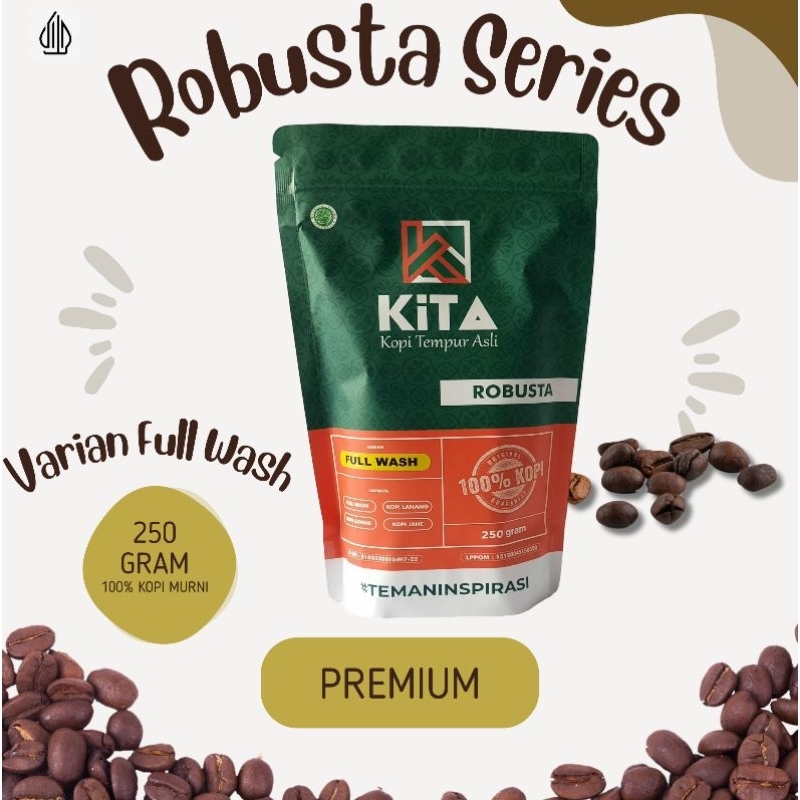 

Kopi Robusta Premium 100% Kopi Asli - Varian Full Wash