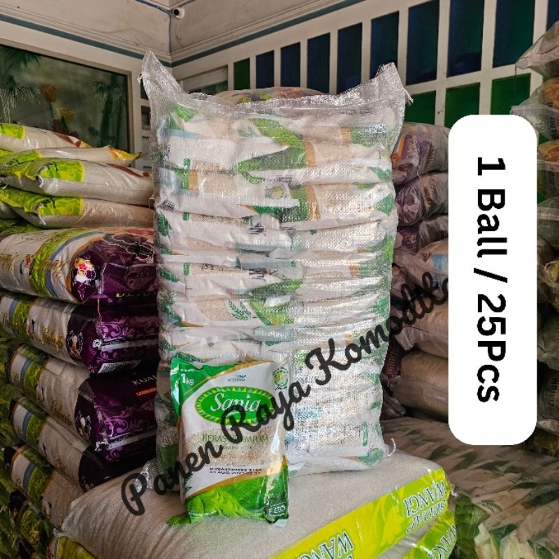 Beras Sania 1Kg 1Ball (25Pcs) [Instan]