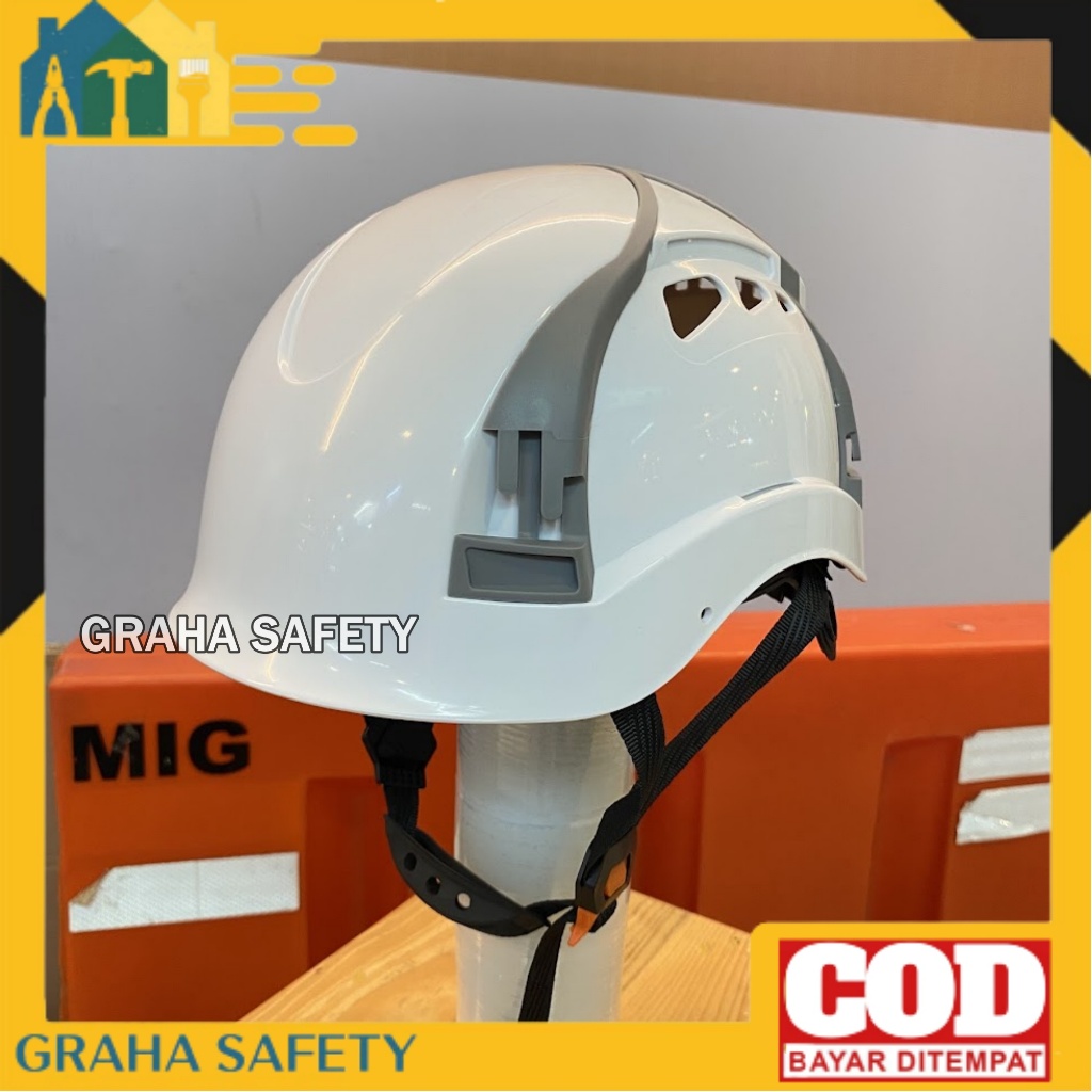 Helm Safety Climbing Ranger Original - Safety Helmet Climb Ranger Putih